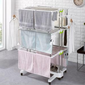 튼튼한 이동식 이불 접이식 6단 건조대_플러스