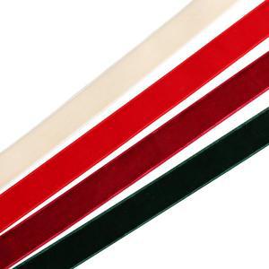 [펠트친구]15mm 벨벳리본 [4031] / 크리스마스 데코 리본끈 장식