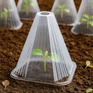 벌레 차단 모종 덮개 100p 새 보호 사각형 채소 서리 피해 커버