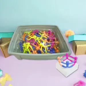 소프트 자석 블럭 피플 마그네틱 블록 사람모양 진저맨 마그넷 말랑 블럭놀이 (100p)