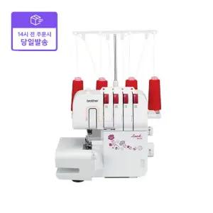 [포토리뷰이벤트][빠른배송]오버록미싱 M343D+천받이함+수강증+책세트구성