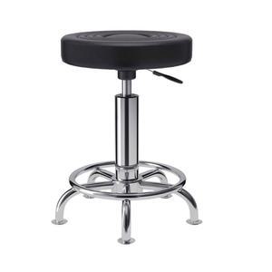 등받이없는 회전 의 이트 유리 럭셔리 원형 철제 커트 마트 검정색 다리 벤치