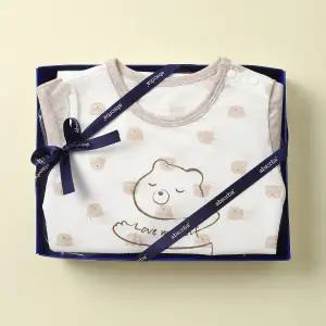 [롯데백화점]압소바 베어 반소 바디슈트 A2310681 (임신출산백일돌선물)