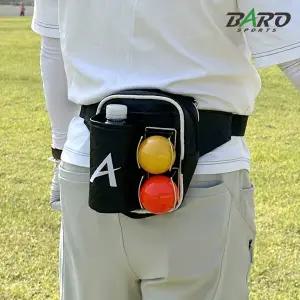 바로스포츠 퀄팅 파크골프 파우치 가방 볼 주머니 홀더 경량 힙색 그라운드 허리색