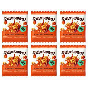 라라스윗 저당 카라멜 팝콘 30g 6개