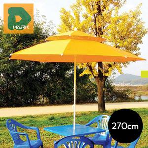야외파라솔 대형 그늘막우산 행사용 옐로우파라솔 몽골 테라스 카페 팔각 접이식 물통 지지대 천막 루프탑