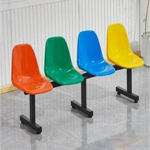 야외 플라스틱 의자 웨이팅 벤치 대기의자 등받이 4인 파라솔 방수 카페 레저 야외용