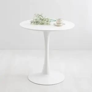 밀크 700 원형 화이트 테이블 인테리어 카페 식탁 티