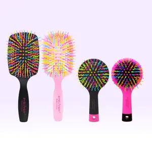 아이캔디 레인보우 볼륨 헤어 패들브러쉬 + 미디엄브러쉬 2종 세트
