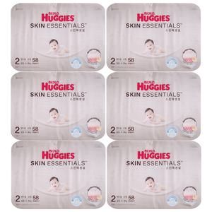 하기스 2025 스킨에센셜 밴드 2단계 (공용) 58매 6팩