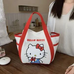 키티 레드스트랩 호보백