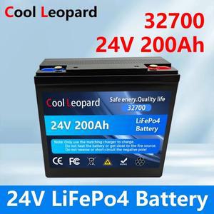 새로운 LiFePo4 24V 100Ah 배터리 팩 리튬 철 인산염 태양열 보트 용 BMS 내장 세금 없음