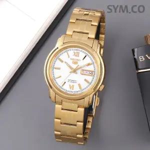 [세이코]5 SNKK84K1 오토매틱 데이데이트 아날로그 남자 메탈 손목시계 c