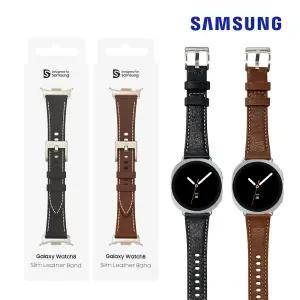 삼성 정품 갤럭시워치8 워치8클래식 슬림 레더 스트랩 밴드