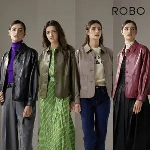 로보 스페인 램스킨 레더 재킷