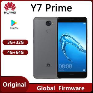 HUAWEI Y7 프라임 스마트폰 5.5인치 1280x720 픽셀 4000mAh 글로벌 펌웨어 원본 중고 휴대폰