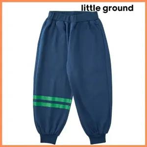 [리틀그라운드8] 데님인더박스(75A11-415-01)배색이지스웨트팬츠/아동 조거팬츠 간절기 데일리 선물 코디