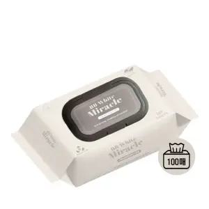 비비 화이트 미라클 캡형 물티슈 100매 30개 대용량 / 1BOX