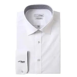 [대구백화점] [듀퐁셔츠]스트레치 소재  화이트 슬림핏셔츠(SE5FM22LS922SWH)