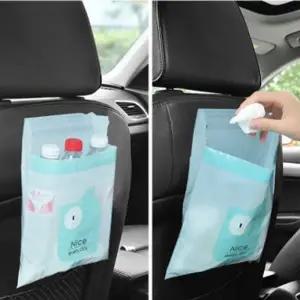 접착식 차량용 쓰레기 봉투 쓰레기통 휴지통