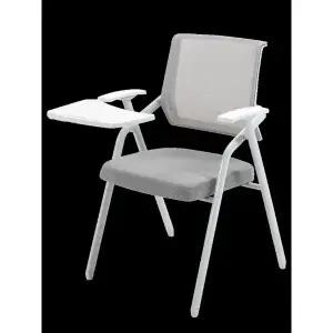 세련된 예배용 컵홀더 접이식 테이블보드 블랙 무판 고급형 교회 의자