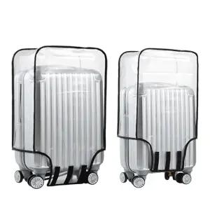 캐리어커버 투명 방수 케이스 여행용 PVC 가방 비닐 캐리어 보호 24인치 28인치 보관