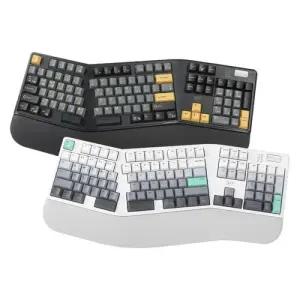 지클릭커 OFFICEPRO EK600 무선 기계식 옐로우 블랙 (도각도각) 45g