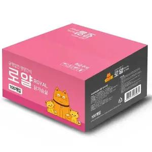 로얄 닭가슴살 고양이간식 20g x 100개