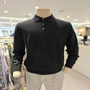 닥스 카라 티셔츠 순모소재 워셔블 티에리 니트 (DLW1SWTL150K1)