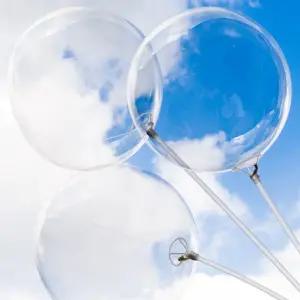 PVC 투명 풍선 40cm 광폭형 50개입 생일 프로포즈 브라이덜샤워 이벤트 파티 풍선 꽃다발 만들기 재료