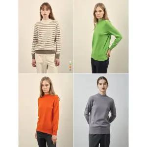 갤러리아 올리비아로렌 캐시미어 반넥 풀오버 니트 VOBBL4W9311