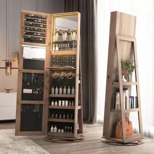 전신거울 수납장 360도 옷걸이 옷걸이 다용도 회전