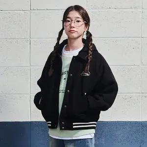 [에꼴리에] 여자 겨울이월 클래식카라 울라이크 패딩점퍼(24D0154)