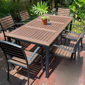 야외용테이블세트 의자 원목 방수 식탁 야외용 간단조립