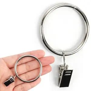 고품질 10P 커튼 집게링 38mm 커텐 링 집게 핀 고리 커튼링 커튼집게링 커튼집게핀 커튼링집게 (WFJERZS)