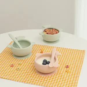 도리도리 국산 실리콘 흡착볼 이유식 그릇