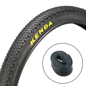 KENDA K1177 27.5X1.95 생활차 MTB 자전거 타이어+ MUTE 프레스타 튜브 세트