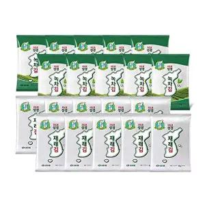 [지도표성경][지도표성경김] T 재래 전장김 30g x 10봉 + 녹차 전장김 30g x 10봉