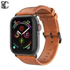 애플워치 1 2 3 4 5 6 SE 7 8 9 가죽 스트랩 슬림 밴드 시계줄