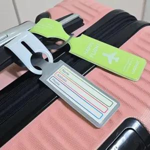 라벨 키홀더 이름표 캐리어 네임택 컬러 가방 pvc (457a6)