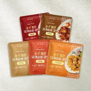 바르닭 소스품은 닭가슴살 큐브 5종 10팩 골라담기