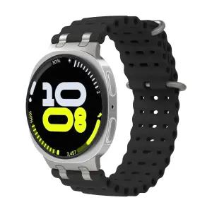 갤럭시워치8 클래식 마린 오션 실리콘 스포츠 스트랩 밴드 블랙