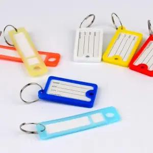 명찰 사각 컬러 사원증 사각네임텍 이름표 키링 (44oAw)