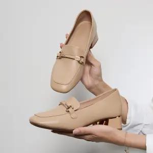 레온 스퀘어토 청키힐 로퍼 4cm