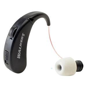 워커의 울트라 이어 BTE 충전식 컴팩트 조절 가능한 22dB 소음 감소 헌팅 아웃도어 사운드 앰프 보청기 | 팁, USB 충전 케이블, 청소 브러시 - 2팩