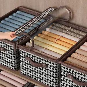 TLB 감성 의류정리함 이불보관함 수납박스 접이식 철제프레임