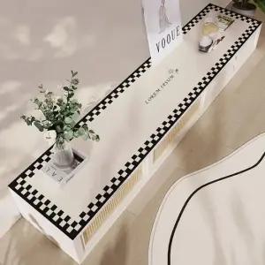 방수 TV 테이블보 수납장 캐비닛 매트 깔개 덮개 가리개 거실수납장 티비선반 거실티비장