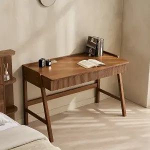 잉글랜더 바움 고무나무 원목 템바보드 책상 테이블 1200