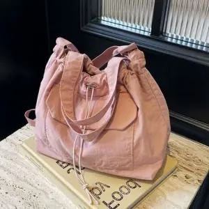 백 나일론 데일리 가방 여성 나일론크로스백 핑크