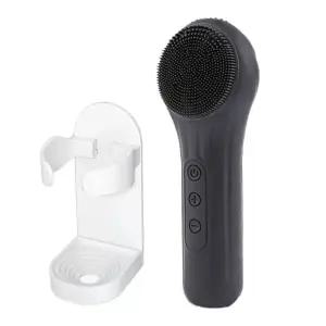 진동클렌저 실리콘 브러쉬 클렌져 블랙 Q390+Q388